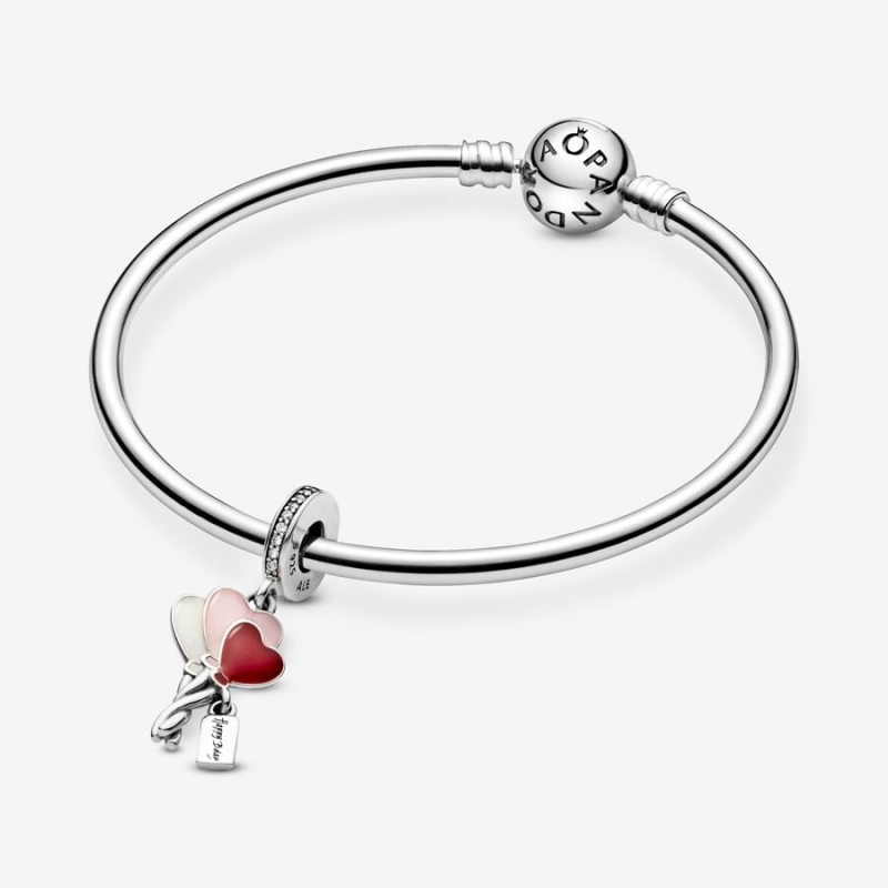 Sterling Silver Pandora Happy Bday Balloon Dangle Charm Dangle Charms | 689-VAPBUZ