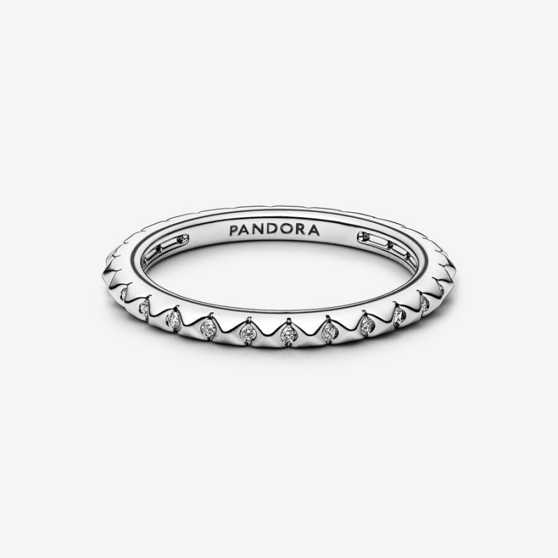 Sterling Silver Pandora Pandora ME Pyramids Ring Stackable Rings | 328-JOPABR