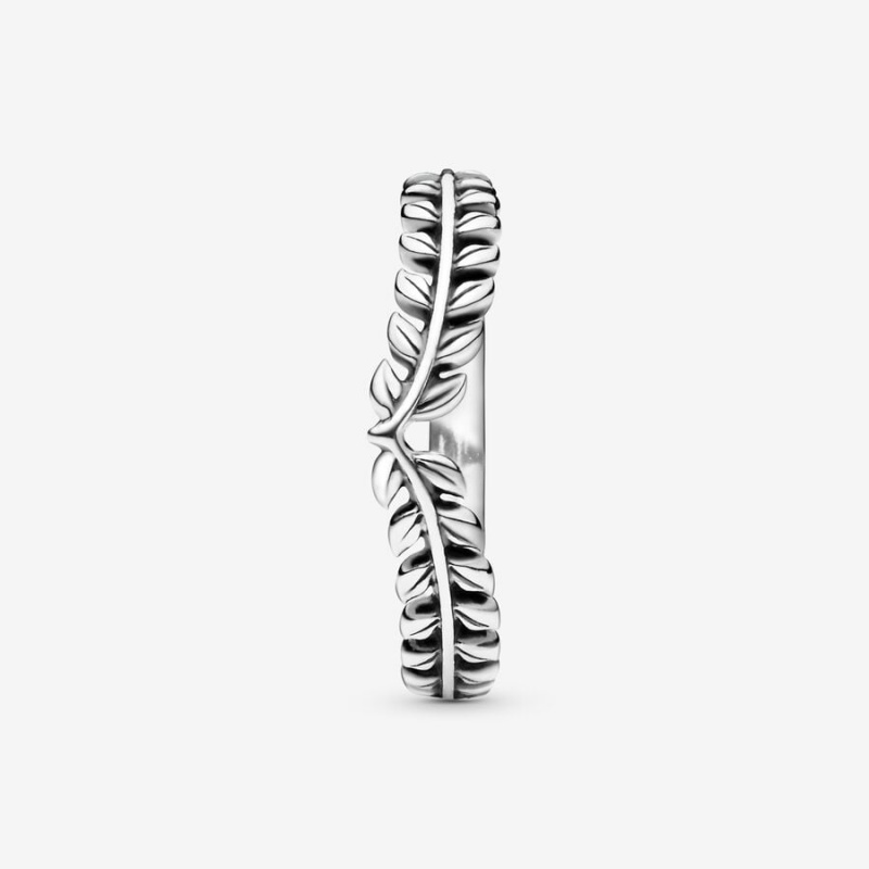 Sterling Silver Pandora Wheat Grains Wishbone Ring Stackable Rings | 028-RVOABZ