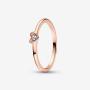 14k Rose gold-plated unique metal blend