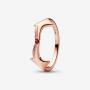 14k Rose gold-plated unique metal blend