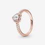 14k Rose gold-plated unique metal blend